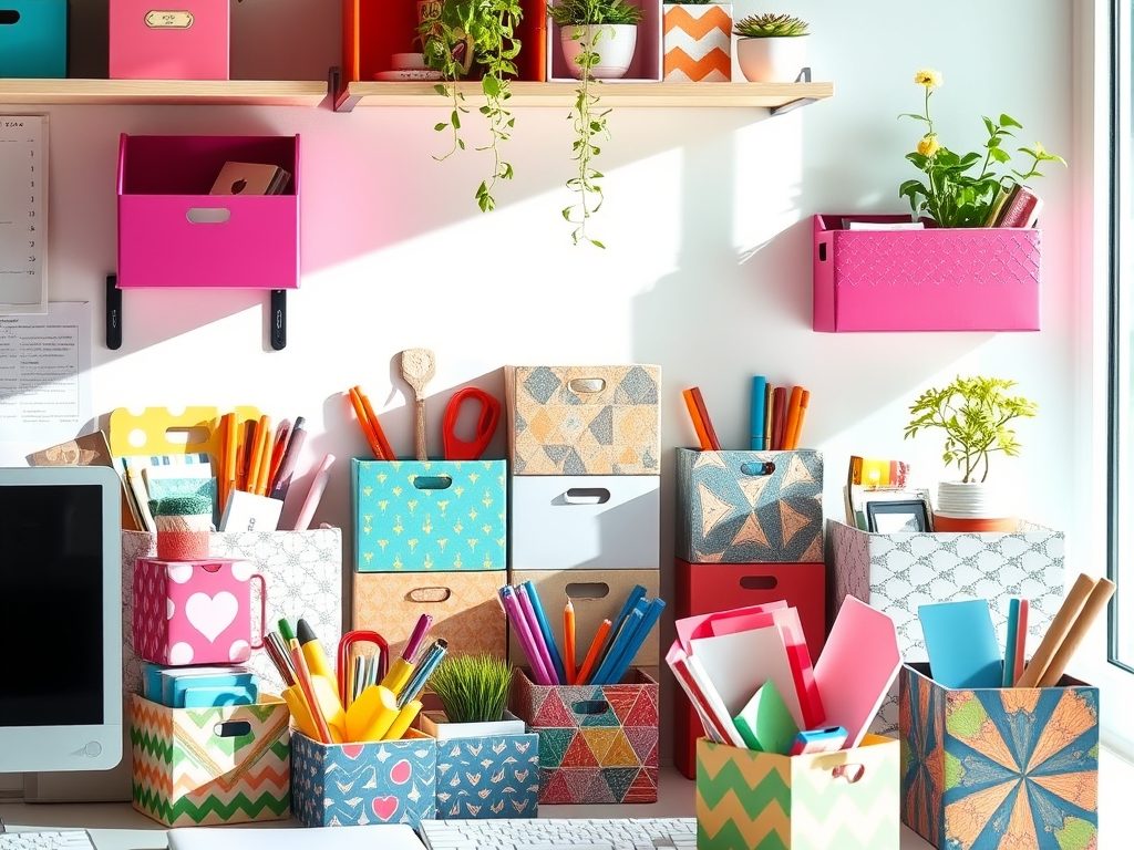 DIY organizery z pudełek: jak stworzyć funkcjonalne i estetyczne rozwiązania z recyklingu dla porządku w domu