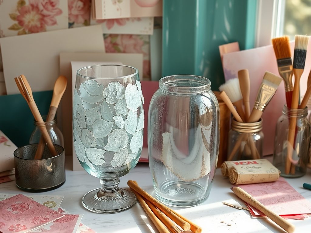 Decoupage na szkle krok po kroku: jak przygotować powierzchnię i uzyskać trwały efekt dekoracji