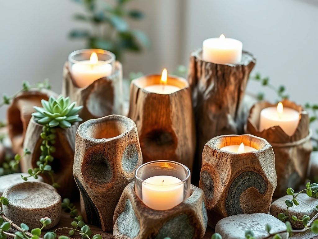 Świeczniki w stylu boho DIY: jak stworzyć naturalne dekoracje z charakterem i dbałością o bezpieczeństwo