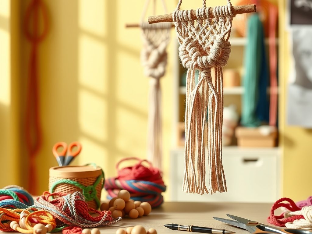 Makrama DIY dla początkujących: od wyboru materiałów po pierwsze węzły i proste projekty krok po kroku