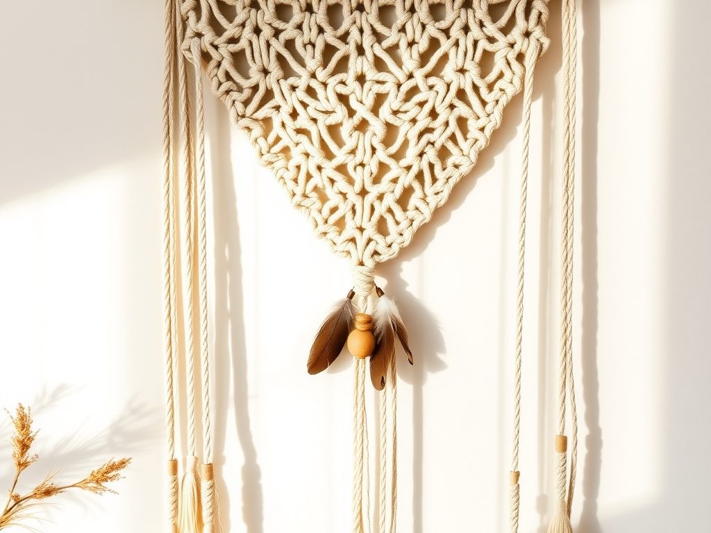 Makrama na ścianę DIY: jak dobrać proporcje i zamocować sznurki, by stworzyć efektowną dekorację boho