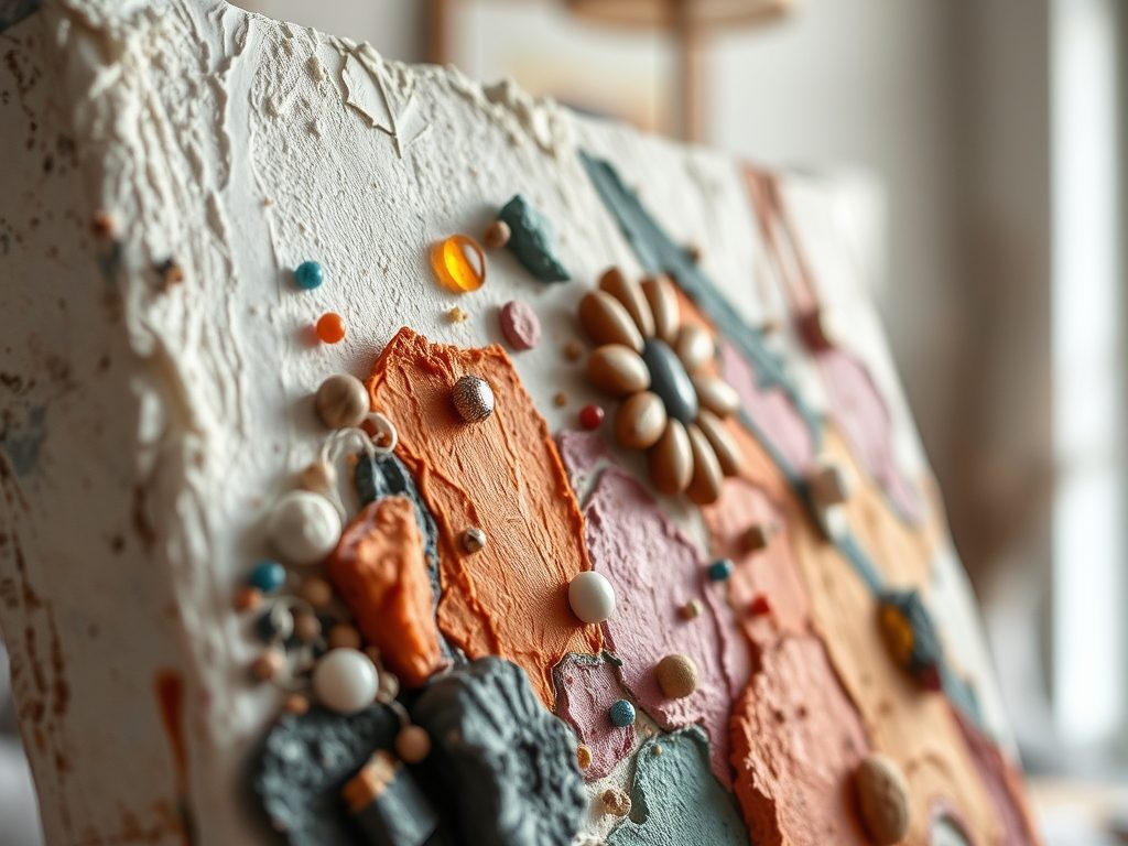 Obraz strukturalny DIY: jak krok po kroku stworzyć oryginalną fakturę i dekorację wnętrza