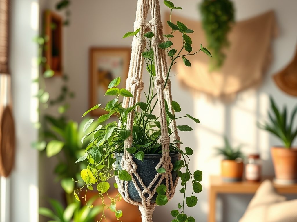 Makrama kwietnik DIY: krok po kroku od wyboru sznurka po efektowną dekorację boho