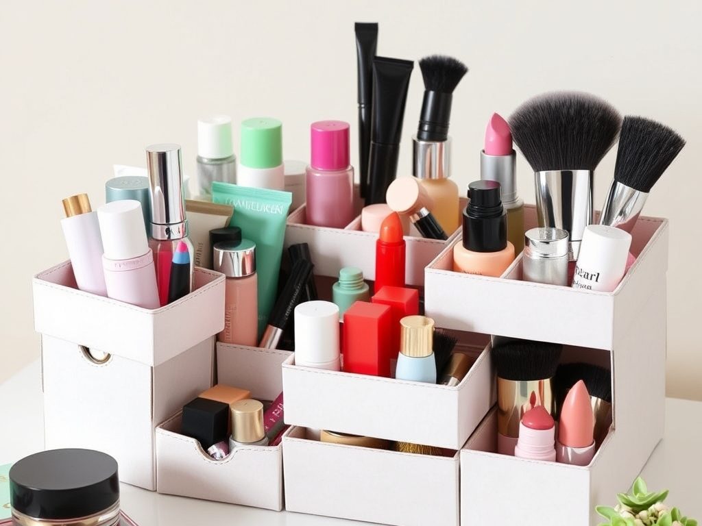Organizer na kosmetyki DIY: jak stworzyć praktyczny i estetyczny system przechowywania z materiałów z recyklingu