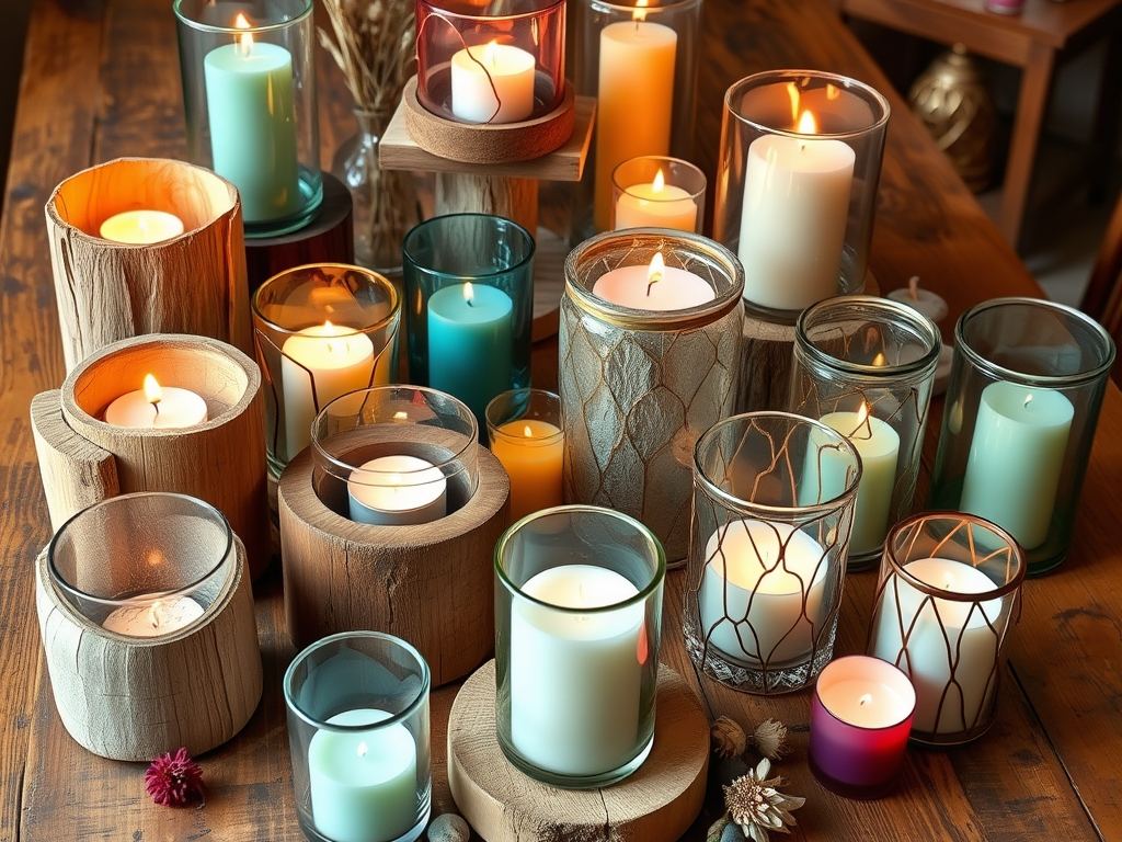 Świeczniki DIY: inspiracje, materiały i praktyczne wskazówki do samodzielnego wykonania wyjątkowych dekoracji